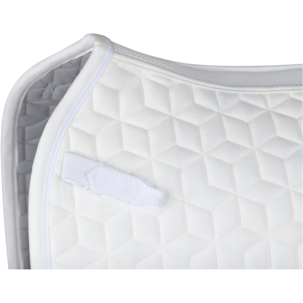 2026 WeatherBeeta Suede Elite Air-Tec Dressage Saddle Pad 1030346 - White